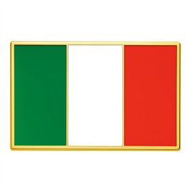 Pins Drapeau Italien Doré en Métal Émaillé pour Vêtements | Broche Élégante Italie | Accessoire Patriotique | Pin's Souvenir Nat Pins Drapeau Italien Doré en Métal Émaillé pour Vêtements | Broche Élégante Italie | Accessoire Patriotique | Pin's Souvenir Nat