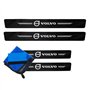 ODOKIT Seuil De Protection Fibre De Carbone Noir - Compatible avec Volvo XC60 XC40 XC90 V60 V40 - Accessoires 4 Pièces - Facile