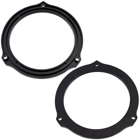 AERZETIX - C11594 - Lot de 2 Adaptateurs/supports pour haut-parleurs de voiture Ø165 mm - côté de montage portière arrière - com