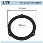 AERZETIX - C11594 - Lot de 2 Adaptateurs/supports pour haut-parleurs de voiture Ø165 mm - côté de montage portière arrière - com