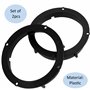 AERZETIX - C16611 - Lot de 2 Adaptateurs/Supports pour Haut-parleurs de Voiture Ø165 mm - côté de Montage portières - Compatible