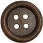AERZETIX - C71883 - Lot de 10 Boutons à coudre ronds en bois Ø20x4 mm à 4 trous 32L L32 avec bord - couleur marron - ouverture 2