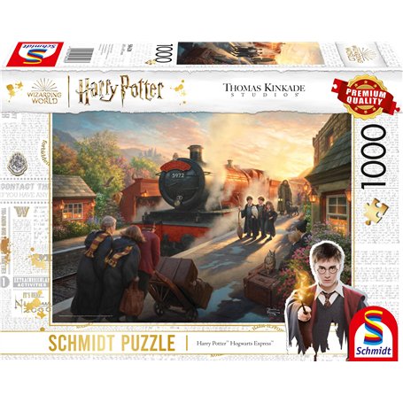 Schmidt Spiele 58428 Puzzle Thomas Kinkade Wizarding World Harry Potter Poudlard Express 1000 pièces