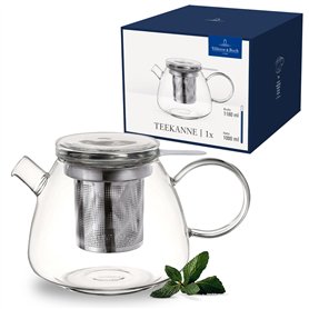 Villeroy & Boch - Artesano Hot&Cold Beverages théière, transparente, résistant au lave-vaisselle/four à micro-ondes, cafetière p Villeroy & Boch - Artesano Hot&Cold Beverages théière