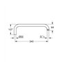 GROHE 14047000 Bras de douche pour colonne Rainshower