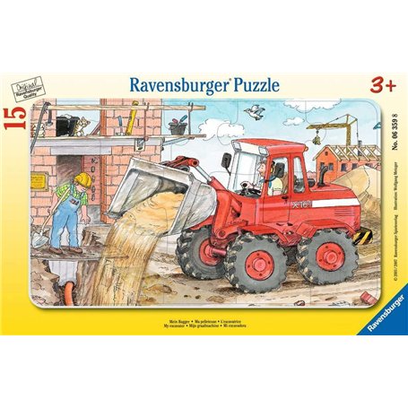 Ravensburger - 06359 8 - Puzzle - Mon Pelleteuse