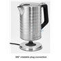 ProfiCook PC-WKS 1119 - Bouilloire - avec affichage du niveau d'eau - 1,7 l - 1850–2200 W - Base rotative 360 ° - Couleur Argent