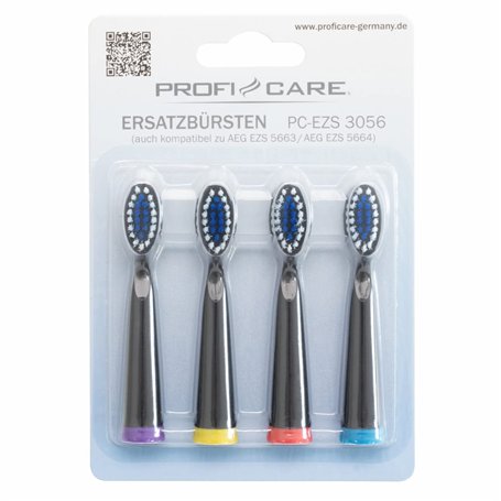 ProfiCare Lot de 4 brosses à dents de rechange PC-EZS 3056