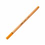 STABILO Stylo feutre pointe fine point 88 - Lot x 10 stylos feutres - Orange (88/54)