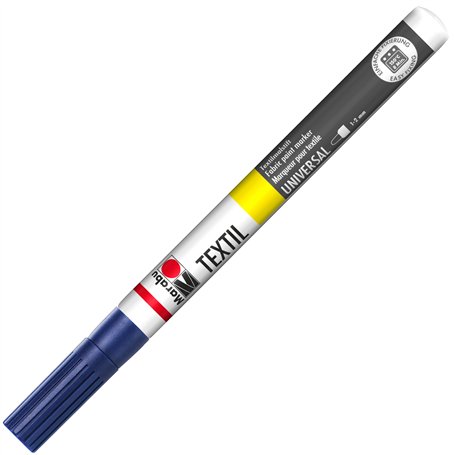 Marabu marqueur Textil Painter tracé 1-2 mm Bleu foncé