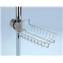 WENKO Maximex Etagère de Douche avec Support Universel | 1 Panier de Douche déporté | Barre Douche d16-25mm| Etagère Filaire| sa
