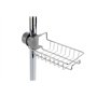 WENKO Maximex Etagère de Douche avec Support Universel | 1 Panier de Douche déporté | Barre Douche d16-25mm| Etagère Filaire| sa