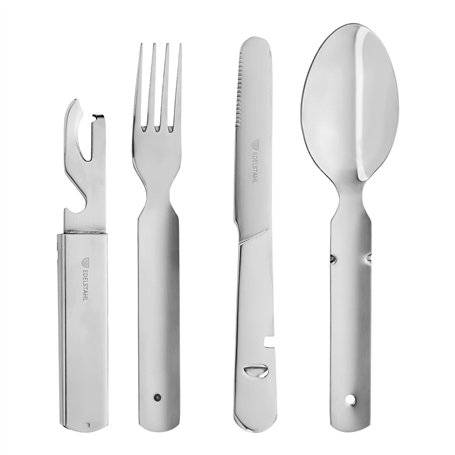 GRÄWE Couverts de camping 4 pièces