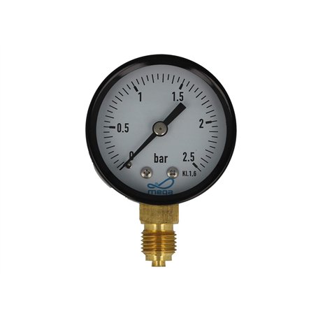 Mega manomètre de pression 0-2