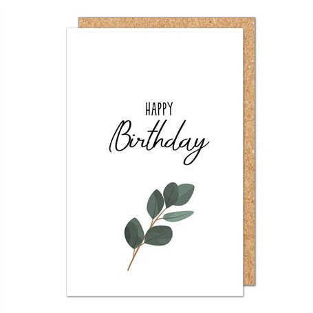 Edition Seidel G3368 SW022 Carte d'anniversaire de qualité supérieure avec enveloppe. Carte de vœux d'anniversaire pour homme et
