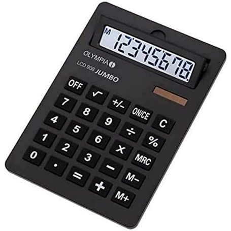 Olympia Calculatrice LCD 908 Noir