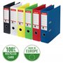 Esselte No.1 Classeur A4 à Levier, 500 feuilles A4 (80g/m²), Dos de 75 mm, 100% Carton Recyclé, Vert, 627567