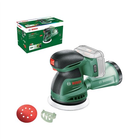 Bosch ponceuse excentrique sans fil UniversalOrbit 18V-20 (ponçage de moyennes et grandes surfaces en bois ou surfaces vernies o
