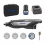Dremel 8250 12V Outil rotatif sans fil 5 000-30 000 tr/min Outil multifonction sans balais avec étui souple