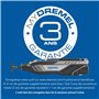 Dremel 8250 12V Outil rotatif sans fil 5 000-30 000 tr/min Outil multifonction sans balais avec étui souple, 5 accessoires, 1 ba