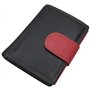 myledershop Rind-Nappa Portefeuille en cuir pour femme avec protection RFID et NFC Multicolore, multicolore, Taille unique, Mode