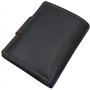 myledershop Rind-Nappa Portefeuille en cuir pour femme avec protection RFID et NFC Multicolore, multicolore, Taille unique, Mode