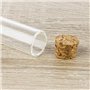 ideen mit herz Lot de 48 tubes à essai avec bouchon en liège | Verre de haute qualité | Hauteur 10 cm (sans bouchon) | Extérieur