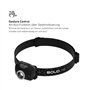 Solidline SH3 Lampe frontale LED ultra lumineuse pour le sport et la course à pied 350 lumens Portée d'éclairage 190 m Rechargea