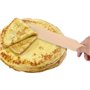 Teemando® Crêpes Lot de 2 pièces pour crêpes et distributeur en bois de hêtre 30 cm pour crêpes, crêpes, jambon palais