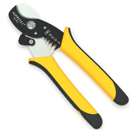 AUPROTEC Cisaille de câble jusqu'à 35 mm² avec pince à dénuder intégrée de 2
