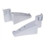 DEKAROX Kit de support pour Liebherr 7438550 7427331 7438548 7427329 droite + gauche pour porte de réfrigérateur