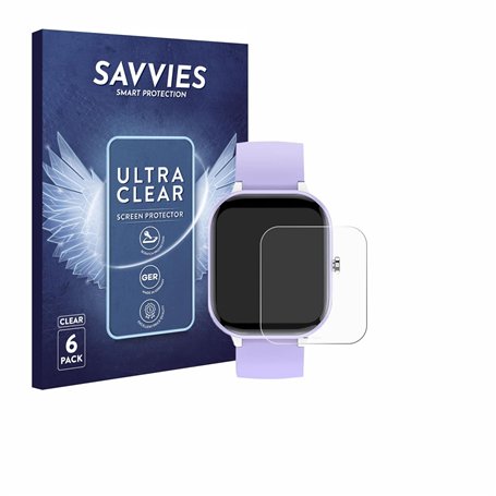 savvies Protection Ecran pour Hengto H39 Plus 1.4" (6 Pièces) - Film Protection Ultra Clair