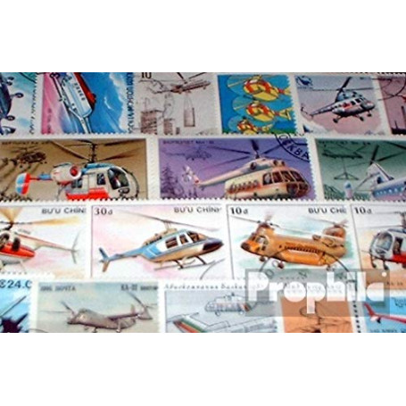 Motives 50 Divers hélicoptère Timbres (Timbres pour Les collectionneurs) Avions/Ballons/Zeppelins/Aviation