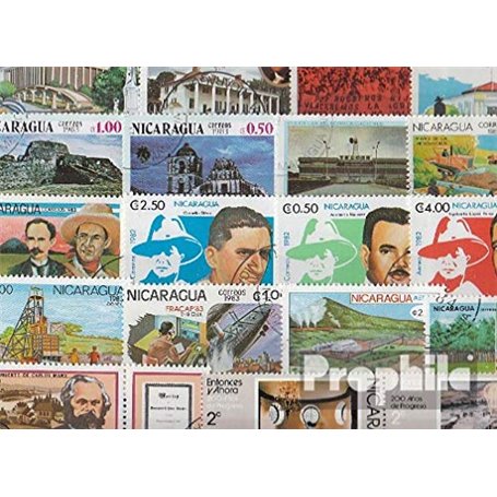 Nicaragua 50 divers Timbres spéciaux (Timbres pour Les collectionneurs)