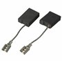 vhbw 2x balais de charbon compatible avec Bosch GWS 26-230 JB
