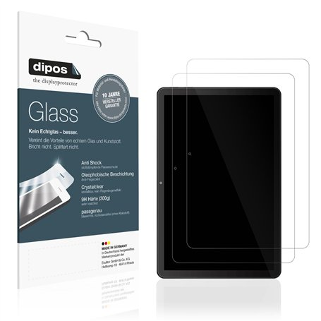 dipos I 2x Protection ecrán compatible avec Aiwa Tab AE10 Verre souple Film Protecteur 9H