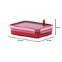 Tefal K3102512 - Masterseal Micro - Boîte spécial micro-ondes - Plastique - Rouge - 1.2 L