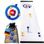 all Kids United® Ensemble de Jeu de Table Curling - Jeu Familial Curling Jeu de société - Bowling sur Glace Jeu de Table Jeu de