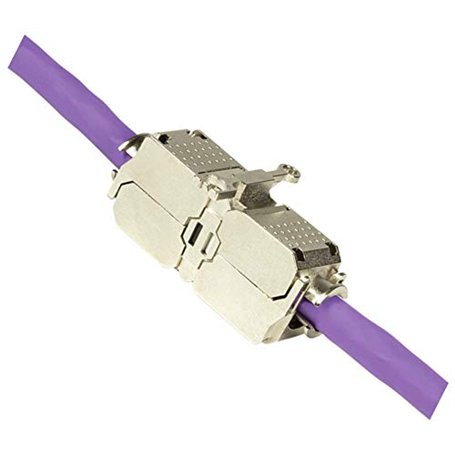 odedo Connecteur de câble CAT 6A / 7 STP 10Gbps blindé -Prise sans outil - AWG 22-26 - Pour réparer et connecter les câbles RJ45