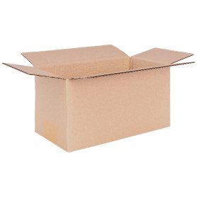 100 cartons d'expédition simple cannelure 24 x 13 x 13 cm brun - KK 22 - verpacking