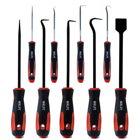 CCLIFE Kit de Crochet 9 Pièces - Outils Avec Joint Torique