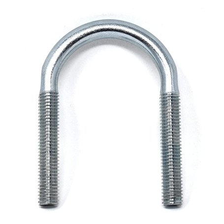 Design61 Lot de 4 vis à étrier DIN 3570 - En acier rond - M10 - Diamètre : 25