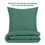 Blumtal Taie Oreiller 50 x 70 Lot de 2 - Housse de Coussin Microfibre - Taies d'oreillers avec Fermeture enveloppe, certifiée Oe