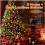 3m x 10 exterieur Etanche Guirlande LED Sapin Décoration (2m - 5m sapin)