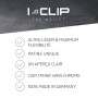 I-CLIP Original Mini Wallet avec Pince à Billets - Portefeuille Fin - Porte-Monnaie en Cuir - Portefeuille Premium - Porte-Carte