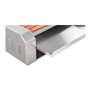 Royal Catering Hot Dog Grill Hot Dog Machine à hot dog (7 rouleaux, espace pour 12 saucisses, 1400 W, 2 zones de chauffage, acie