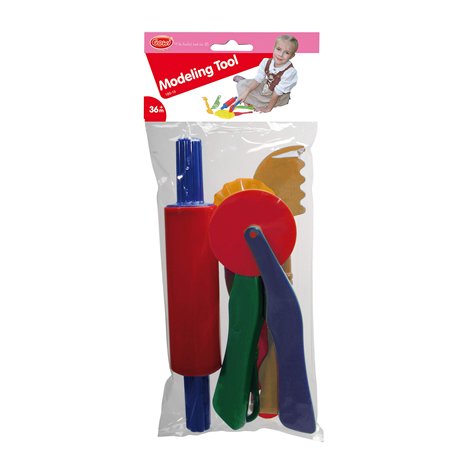 Gowi Toys Modelling Tools (Set of 6) - Play Dough Tools