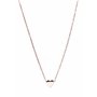 Happiness Boutique Femmes Collier Pendentif Coeur en Or Rose | Collier Délicat avec Pendentif Coeur Bijou en Titane