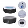 Arebos Spa Gonflable | pour l'intérieur et l'extérieur | 6 Personnes | ⌀ 208 cm | Rond | 130 Jets de Massage | 1000 litres | ave