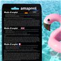 Amapool Kit de réparation pour Piscine en PVC 4 pièces I Colle sous-Marine I Kit de réparation pour Surfaces sèches et humides I